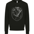 A Viking Bear With A Sword Mens Sweatshirt Jumper Black