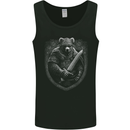 A Viking Bear With A Sword Mens Vest Tank Top Black
