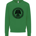 A Viking Ship Kids Sweatshirt Jumper Irish Green