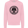 A Viking Ship Kids Sweatshirt Jumper Light Pink