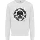 A Viking Ship Kids Sweatshirt Jumper White