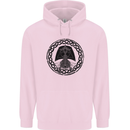 A Viking Ship Mens 80% Cotton Hoodie Light Pink
