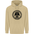 A Viking Ship Mens 80% Cotton Hoodie Sand