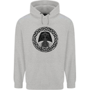 A Viking Ship Mens 80% Cotton Hoodie Sports Grey