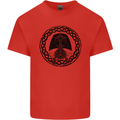 A Viking Ship Mens Cotton T-Shirt Tee Top Red
