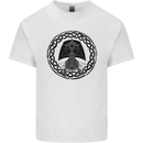 A Viking Ship Mens Cotton T-Shirt Tee Top White