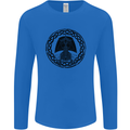 A Viking Ship Mens Long Sleeve T-Shirt Royal Blue