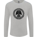 A Viking Ship Mens Long Sleeve T-Shirt Sports Grey