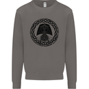 A Viking Ship Mens Sweatshirt Jumper Charcoal