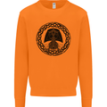 A Viking Ship Mens Sweatshirt Jumper Orange