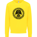 A Viking Ship Mens Sweatshirt Jumper Yellow