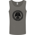 A Viking Ship Mens Vest Tank Top Charcoal