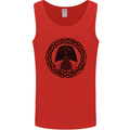A Viking Ship Mens Vest Tank Top Red