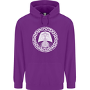 A Viking Ship Thor Odin Valhalla Childrens Kids Hoodie Purple