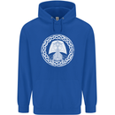A Viking Ship Thor Odin Valhalla Childrens Kids Hoodie Royal Blue