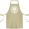 A Viking Ship Thor Odin Valhalla Cotton Apron 100% Organic Khaki