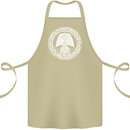 A Viking Ship Thor Odin Valhalla Cotton Apron 100% Organic Khaki