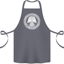 A Viking Ship Thor Odin Valhalla Cotton Apron 100% Organic Steel