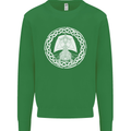 A Viking Ship Thor Odin Valhalla Kids Sweatshirt Jumper Irish Green