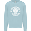 A Viking Ship Thor Odin Valhalla Kids Sweatshirt Jumper Light Blue