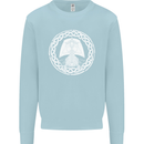 A Viking Ship Thor Odin Valhalla Kids Sweatshirt Jumper Light Blue