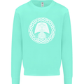 A Viking Ship Thor Odin Valhalla Kids Sweatshirt Jumper Peppermint