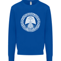 A Viking Ship Thor Odin Valhalla Kids Sweatshirt Jumper Royal Blue
