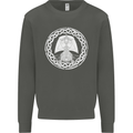 A Viking Ship Thor Odin Valhalla Kids Sweatshirt Jumper Storm Grey