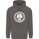 A Viking Ship Thor Odin Valhalla Mens 80% Cotton Hoodie Charcoal