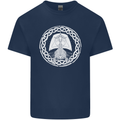 A Viking Ship Thor Odin Valhalla Mens Cotton T-Shirt Tee Top Navy Blue