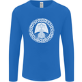 A Viking Ship Thor Odin Valhalla Mens Long Sleeve T-Shirt Royal Blue