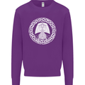 A Viking Ship Thor Odin Valhalla Mens Sweatshirt Jumper Purple