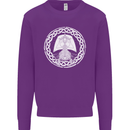 A Viking Ship Thor Odin Valhalla Mens Sweatshirt Jumper Purple