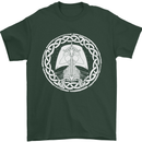 A Viking Ship Thor Odin Valhalla Mens T-Shirt 100% Cotton Forest Green