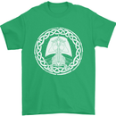 A Viking Ship Thor Odin Valhalla Mens T-Shirt 100% Cotton Irish Green