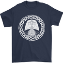 A Viking Ship Thor Odin Valhalla Mens T-Shirt 100% Cotton Navy Blue