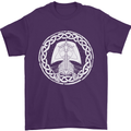A Viking Ship Thor Odin Valhalla Mens T-Shirt 100% Cotton Purple
