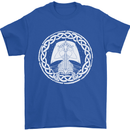 A Viking Ship Thor Odin Valhalla Mens T-Shirt 100% Cotton Royal Blue