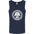 A Viking Ship Thor Odin Valhalla Mens Vest Tank Top Navy Blue