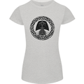 A Viking Ship Womens Petite Cut T-Shirt Sports Grey