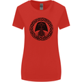 A Viking Ship Womens Wider Cut T-Shirt Red