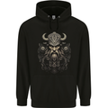 A Viking Warrior Chief Mens 80% Cotton Hoodie Black