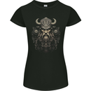 A Viking Warrior Chief Womens Petite Cut T-Shirt Black