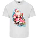 A Vintage Santa Claus Christmas Xmas Kids T-Shirt Childrens White