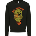 A Voodoo Doll Cactus Kids Sweatshirt Jumper Black