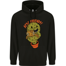 A Voodoo Doll Cactus Mens 80% Cotton Hoodie Black