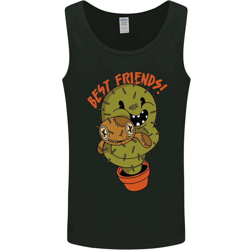 A Voodoo Doll Cactus Mens Vest Tank Top Black