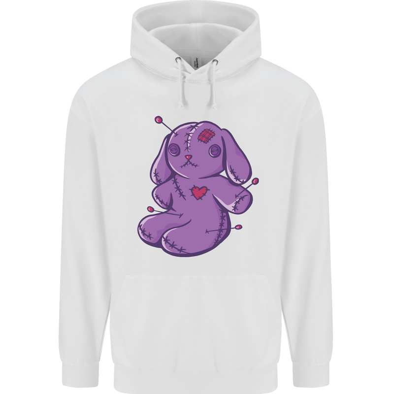 A Voodoo Doll Rabbit Childrens Kids Hoodie White