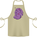 A Voodoo Doll Rabbit Cotton Apron 100% Organic Khaki
