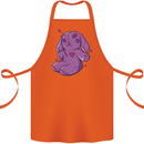 A Voodoo Doll Rabbit Cotton Apron 100% Organic Orange